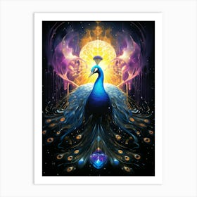 Peacock Art Print