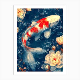 Koi Fish Art Print