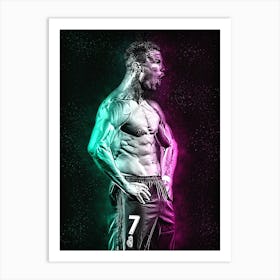 Cristiano Ronaldo Real Madrid Body Art Print