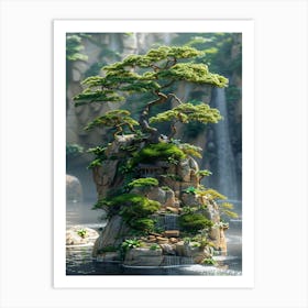 Japanese Garden Art Print