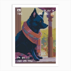 Dog - Screenshot Art Print