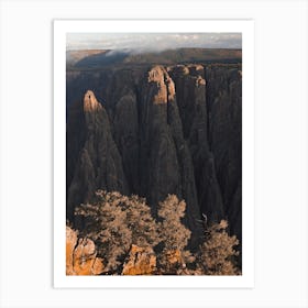 Steep Rocky Outcropping Art Print