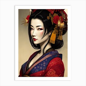 Geisha 13 Art Print