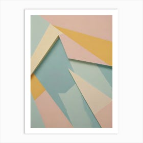 Abstract Pastel Pattern 1 Art Print