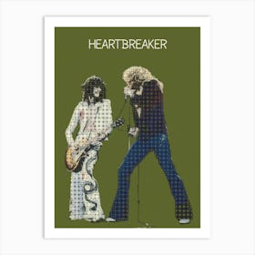 Heartbreaker Jimmy Page , Robert Plant Led Zeppelin Art Print