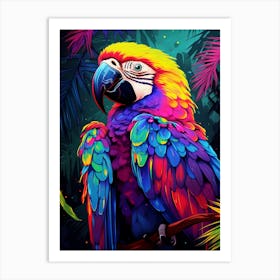 Colorful Parrot Art Print