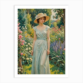 English Garden Art Print