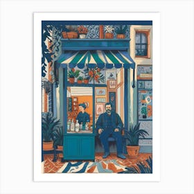 Shop In Paris Art Print