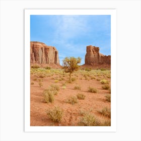 Monument Valley X on Film Art Print