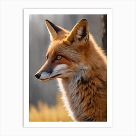 Foxes Art Print