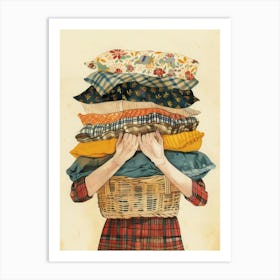 Pile Of Pillows Art Print