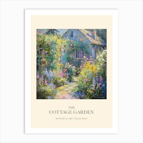 Nature Cottage Garden Poster 4 Art Print