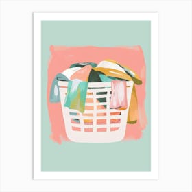 Laundry Basket 5 Art Print