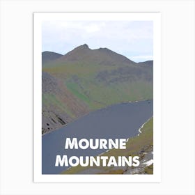 Mourne Mountains, AONB, Area of Outstanding Natural Beauty, National Park, Nature, Countryside, Wall Print, 1 Art Print