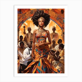 African American Woman Art Print