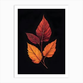 Autumn Leaves 11 Art Print