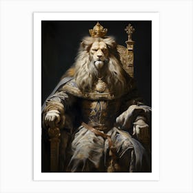 King Of The Lions Art Print