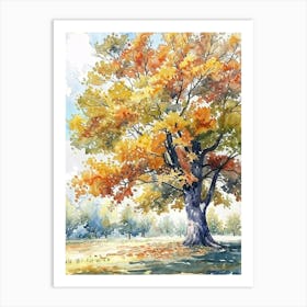 Autumn Tree Art Print