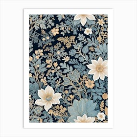 Floral Lace Art Print