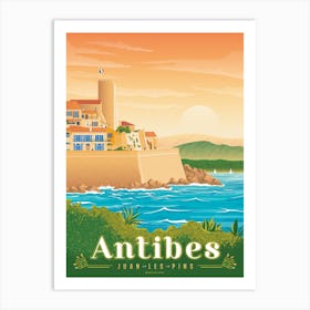 Antibes French Riviera France Art Print