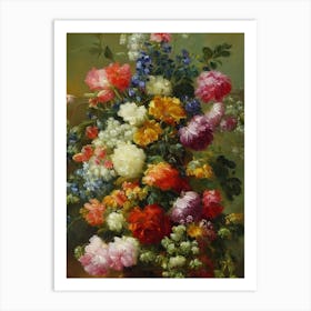 Stock Painting 1 Flower Art Print