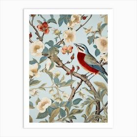 Bird On A Branch 42 Art Print