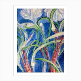 Garlic Scapes 2 Classic vegetable Art Print