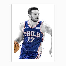 Jj Redick Philadelphia Art Print