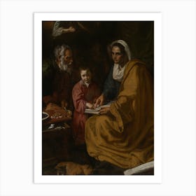 Diego Velázquez The Education Of The Virgin Art Print