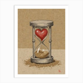 Hourglass 2 Art Print