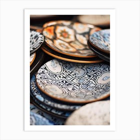 Collection Of Plates 1 Art Print