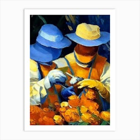 Beekeepers Gloves 1 Painting Art Print