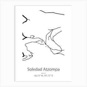 Soledad,United States Minimalist Map Poster