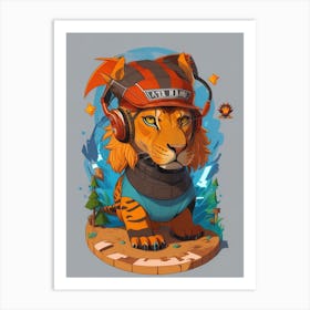 Tiger Art Print