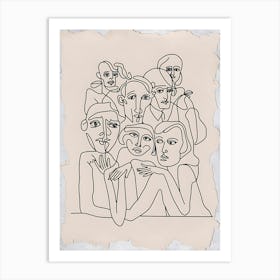 Group Of People 1 Art Print