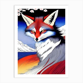 Japanese Fox 1 Art Print