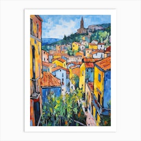 Orvieto Italy 2 Fauvist Painting Art Print