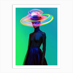 "Vivid Futuristic Style" Art Print