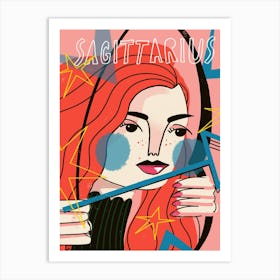 Sagittarius Zodiac Art Print