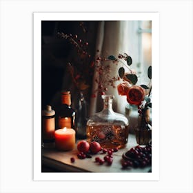 Nostalgic Still Life No 3 Art Print