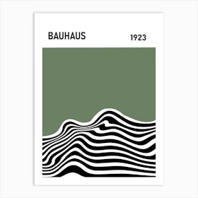 Bauhaus Green 1923 Art Print