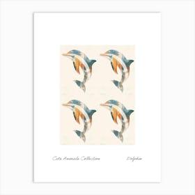 Cute Animals Collection Dolphin 4 Art Print