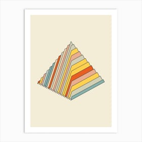 Pyramid Abstract Minimal Art Print