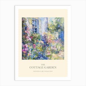 Flower Symphony Cottage Garden Poster 2 Art Print