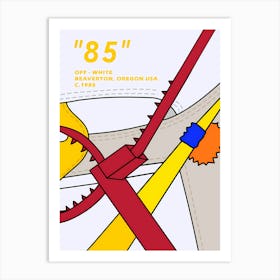 Hypebeast x off Yellow, Nike Art Print