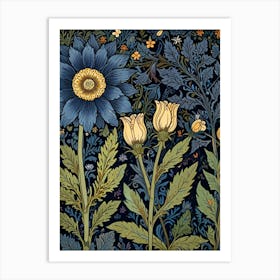 William Morris Flower Art Print