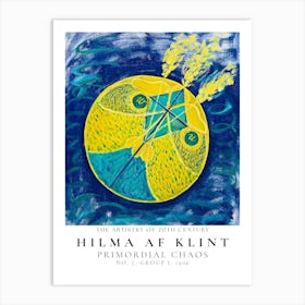 Hilma Af Klint Premonitory Chaos 1 Art Print