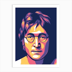 John Lennon The Beatles Pop Art Art Print