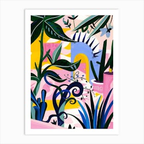 Tropical Garden 16 Art Print