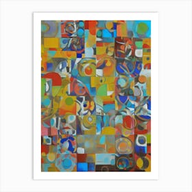 Abstract Painting 472 Art Print